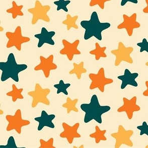 Abstract Stars - Soft Yellow