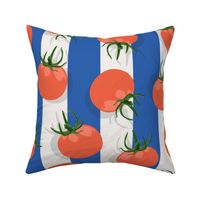 Little Tomato | XL on Blue Stripe