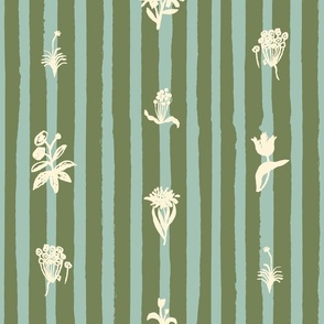 Stripes floral undergrowth