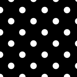 Black and White Polka Dots 1b