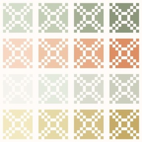 patchwork cheater quilt