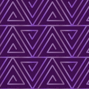 Triangle Maze - Purple Varigant on Purple Ripple 
