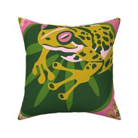 Frogs and Fly - Cut and Sew Pillows