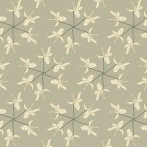 Forest Orchid in Neutral Taupe Grey