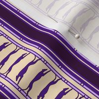 Running Greyhound Stripe buff purple  © 2012 by Jane Walker