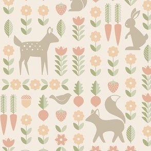 Linnea's Garden | Peach Frost | Mid Scale | Scandinavian Inspired