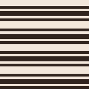 Wide Black and White Stripe