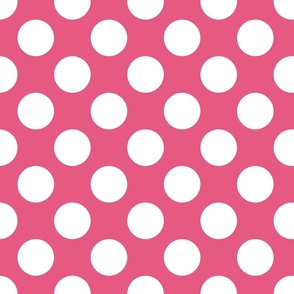 Hot Pink polka dot 