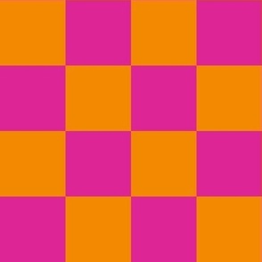 Boss Checkerboard Pink and Orange/Jumbo SSJM24-A6