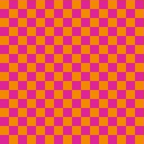 Boss Checkerboard Pink and Orange/Medium 6 SSJM24-A6
