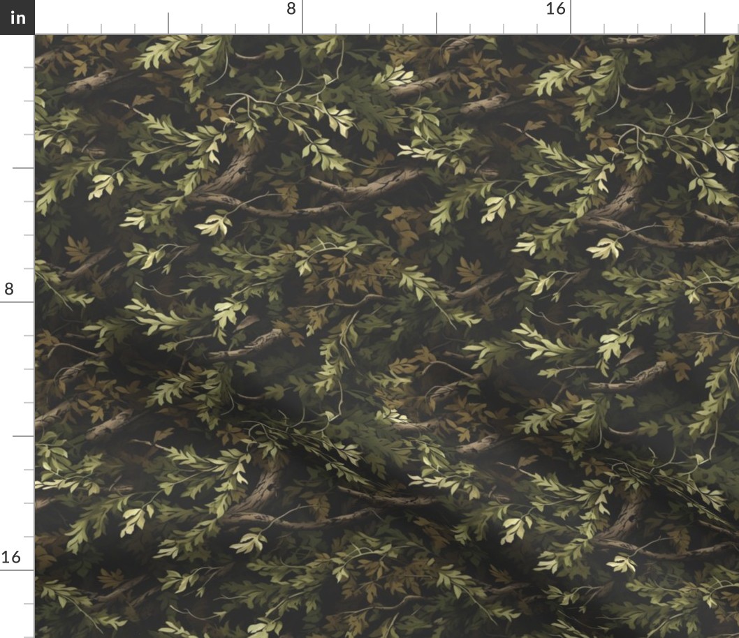 Spring & Summer Camouflage Hunting Seamless Pattern 