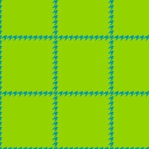 Boss Houndstooth Square Green and Blue/Small 3 SSJM24-A27