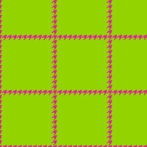 Boss Houndstooth Square Green and Pink/Small 3 SSJM24-A48