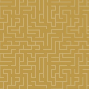 maze 12 x 12 repeat in GOLD