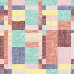 BAUHAUS geo texture pink