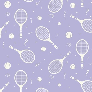 Tennis Party Lilac Medium