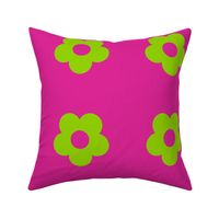 Boss Flower Rows Pink and Green/Jumbo SSJM24-A52
