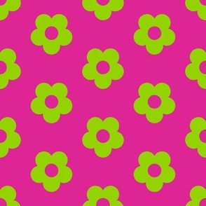 Boss Flower Half-Drop Pink and Green/Large 8 SSJM24-A54