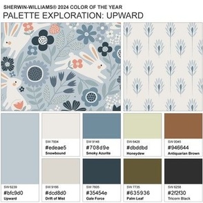 Palette Exploration: 2024 SW Color of the Year, Upward