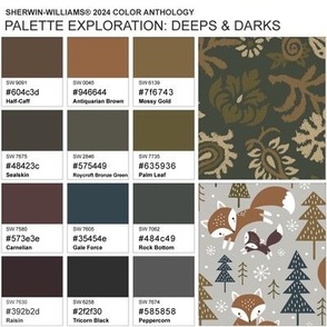 Palette Exploration: 2024 SW Deeps & Darks Anthology