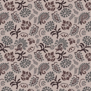 Ikat Floral | Carnelian - ‘2024 SW Deeps & Darks Anthology’ Palette Coordinate