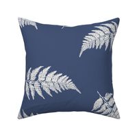 Large Scale Forest Ferns in Blue