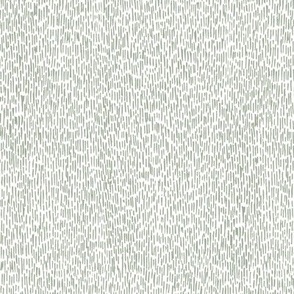 Small Mushroom Stalk Stripes Texture Desert Sage on White
