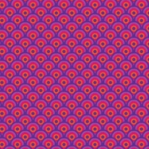 Pink Purple circles pattern small