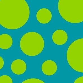 Biz Dots Blue and Green/Jumbo SSJM24-A33