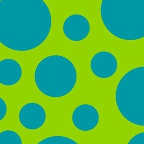 Biz Dots Green and Blue/Jumbo SSJM24-A34