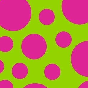 Biz Dots Green and Pink/Jumbo SSJM24-A55