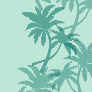 tropical forest biome - Palm trees stripe L