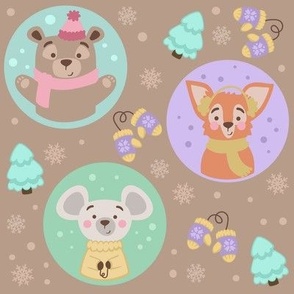 Winter Woodland Animals