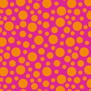 Biz Dots Pink and Orange/Medium 6 SSJM24-A11