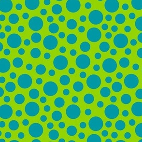 Biz Dots Green and Blue/Medium 6 SSJM24-A34