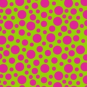 Biz Dots Green and Pink/Medium 6 SSJM24-A55