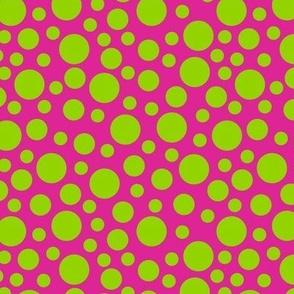 Biz Dots Pink and Green/Medium 6 SSJM24-A56