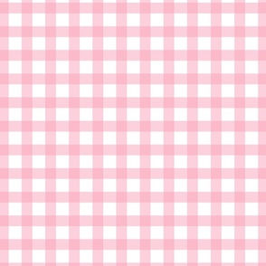 Blushing Garden Pink Gingham