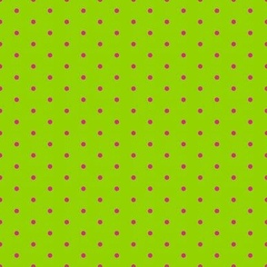 Tiny Dot Half-Drop Green and Pink/Small 2 SSJM24-A57