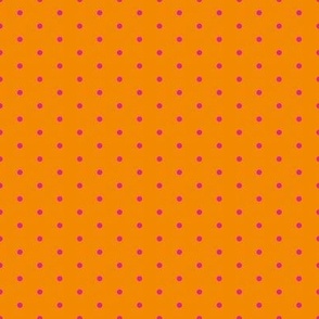 Tiny Dot Half-Drop Orange and Pink/Small 2 SSJM24-A14