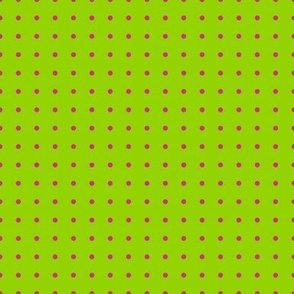 Tiny Dot Rows Green and Pink//Small 2 SSJM24-A59