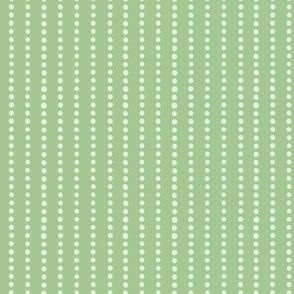 beetles and bugs dot stripes in light green