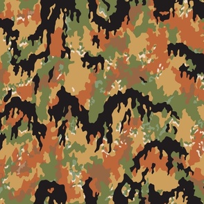 German WW2 Leibermuster Camouflage Pattern