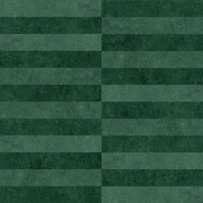 Staggered Stripes, Large Scale - Bottle Green