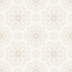 Minimal Blush Mandalas Smaller Pattern