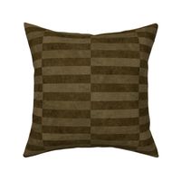 Staggered Stripes, Medium Scale  - Nut Brown