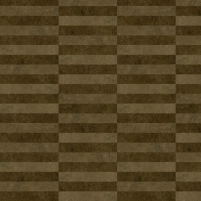 Staggered Stripes, Medium Scale  - Nut Brown