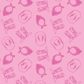 Cowgirl ACCESSORIES- pink on pink