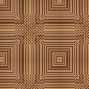 Warm Minimalism Zigzag , Squares