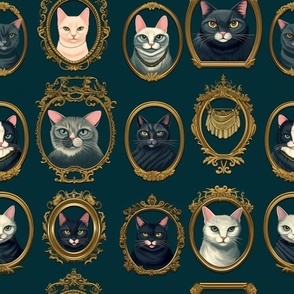 framed kitties 